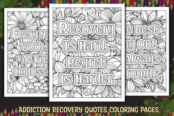 Addiction Recovery Quotes Coloring Pages