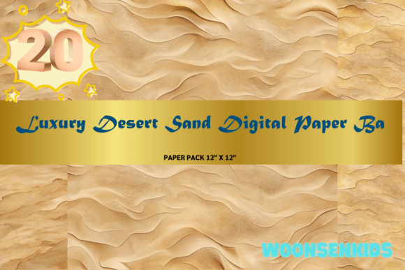 Best Luxury Desert Sand Digital Paper Background Watercolor PNG KDP Digital Paper: Elevating Creative Craft with Authentic Texture and Timeless Warmth