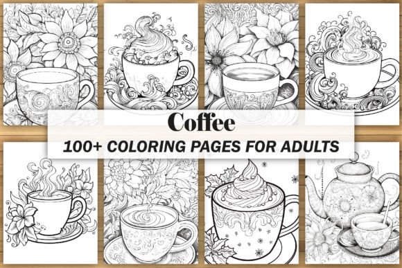 Coffee Coloring Pages: A Thoughtful Creative Tool for Today’s Busy Adults