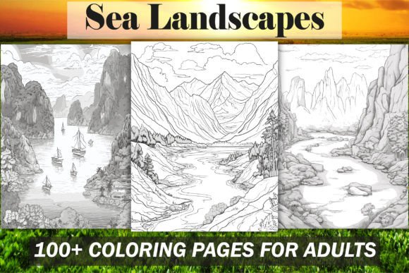 Sea Landscapes Coloring Pages