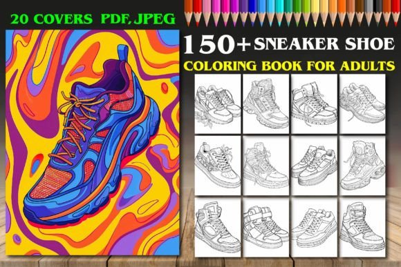 Sneaker Shoe Coloring Pages