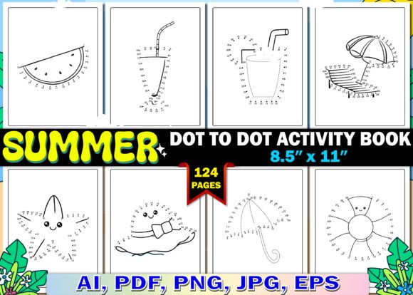 Summer Dot to Dot Pages for Kids: Print-Ready Fun That Grows With Every Season