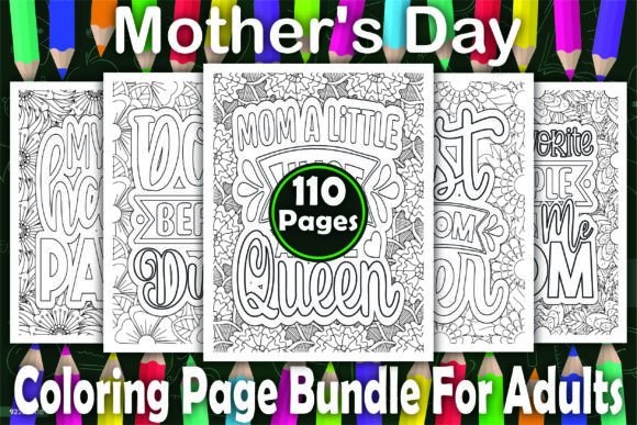 Unlock Your Amazon KDP Potential with 110 Mother’s Day Coloring Book Pages Designed for Adults