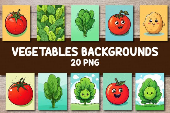 Vegetables Backgrounds for Covers